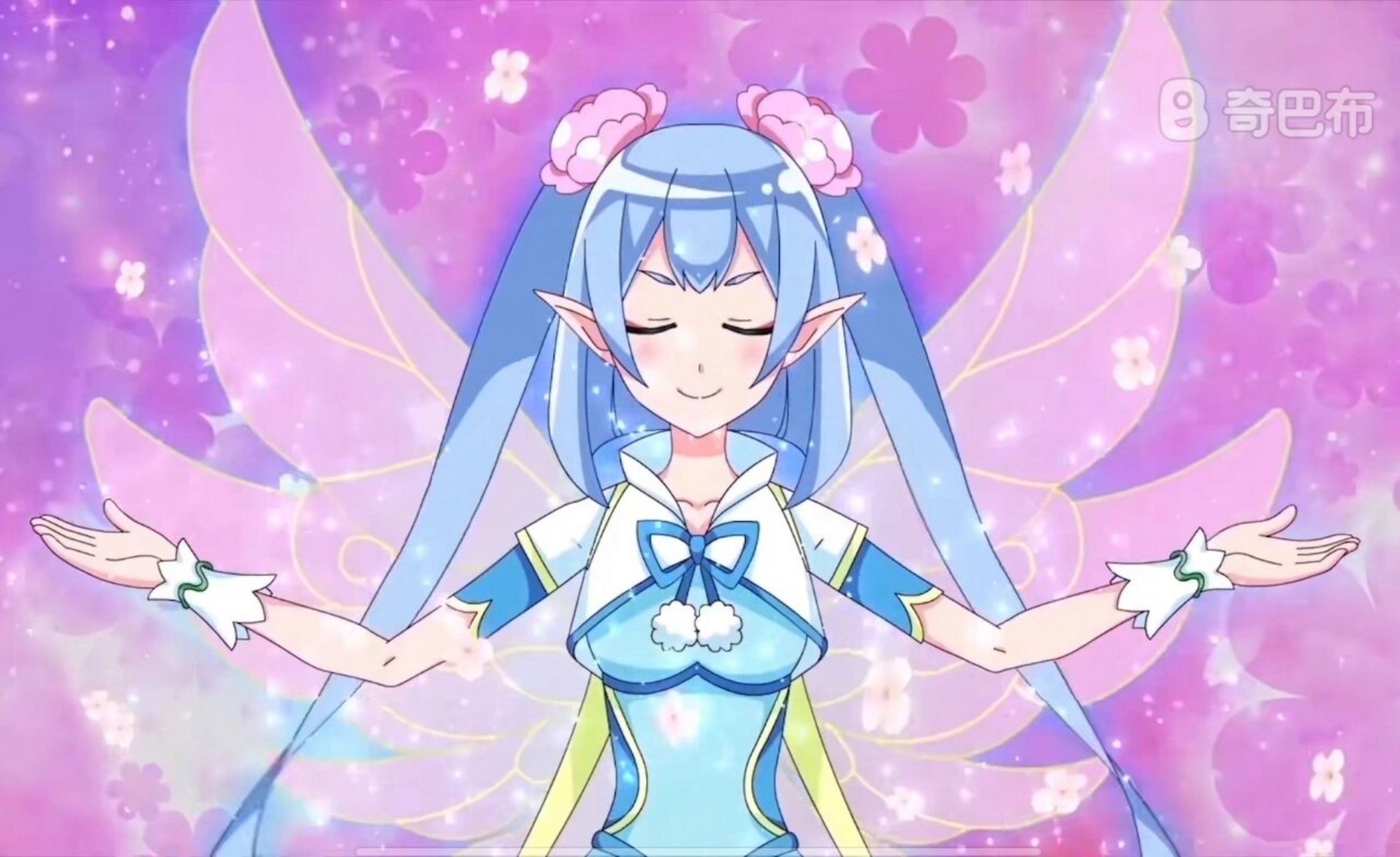 小花仙四时节气谷雨 一开始没感觉出来,变身后感觉挺可爱的