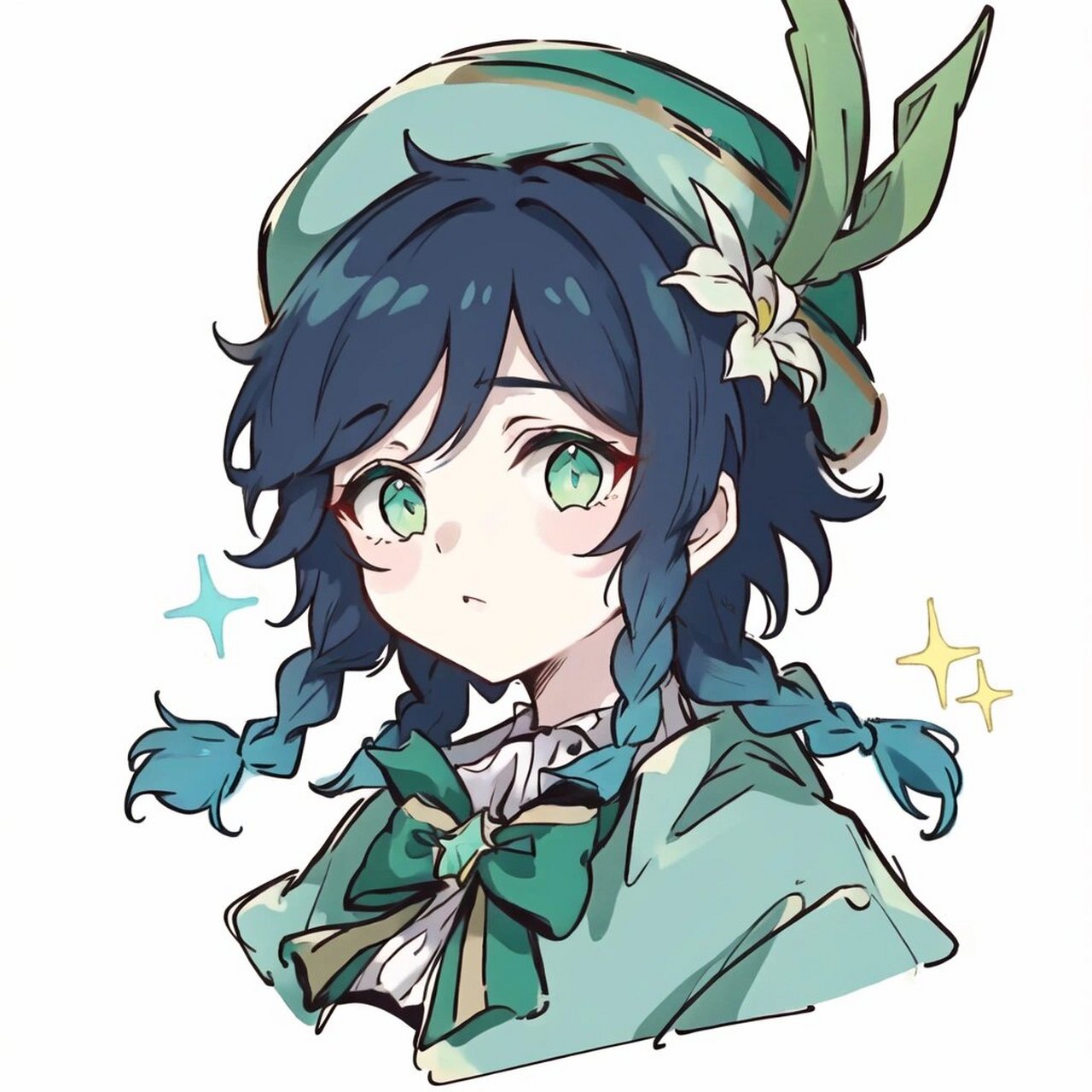 可可爱爱原神头像(温迪&纳西妲) 还想要谁的头像可以点赞关注留言告诉