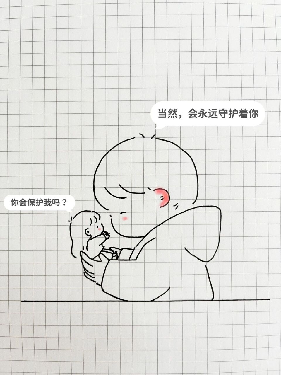 情侣简笔画教程68/100 捧在手心里的温柔不只是奶茶…. 临摹眼镜大人