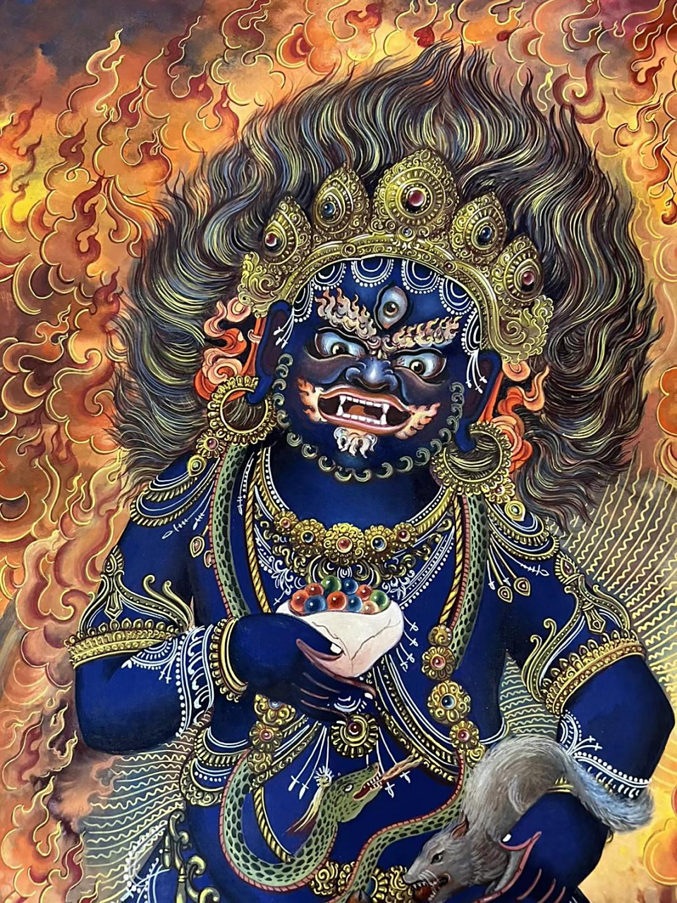 黑财神/ 黑袍怙主 75*50cm