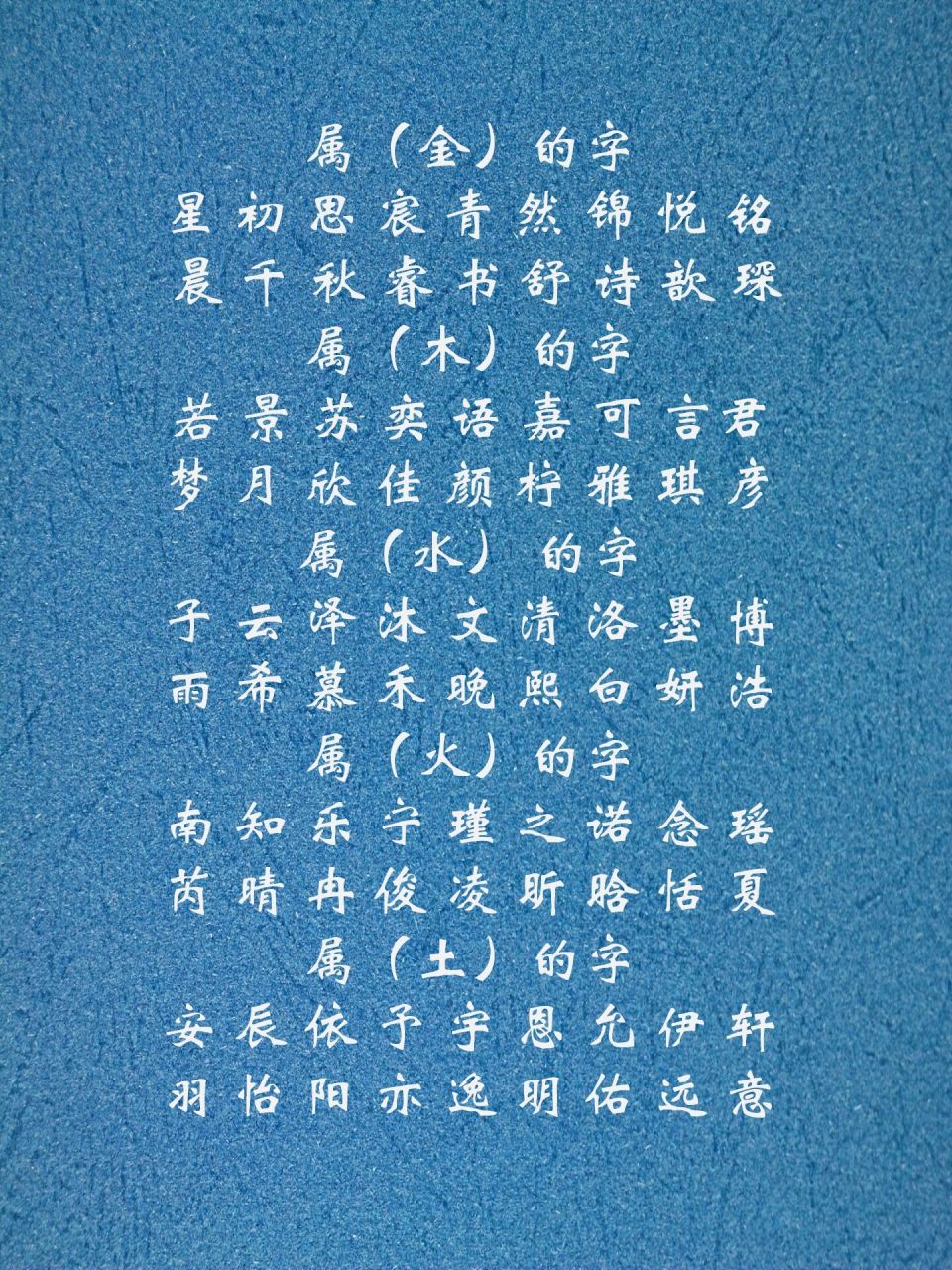 兔年男宝宝3个好字 裕 澄 润