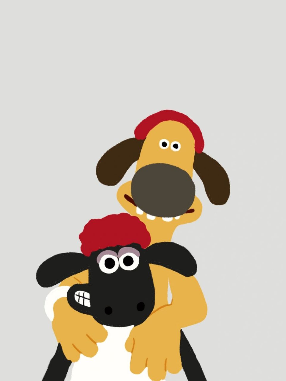 小羊肖恩几组情头 让咩咩陪你过年吧!