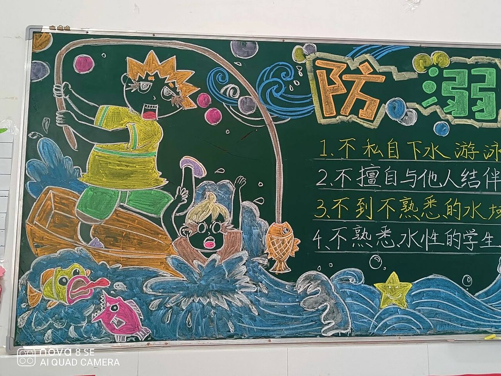 防溺水黑板报 防溺水黑板报,借鉴手抄报,借鉴 b站看见的