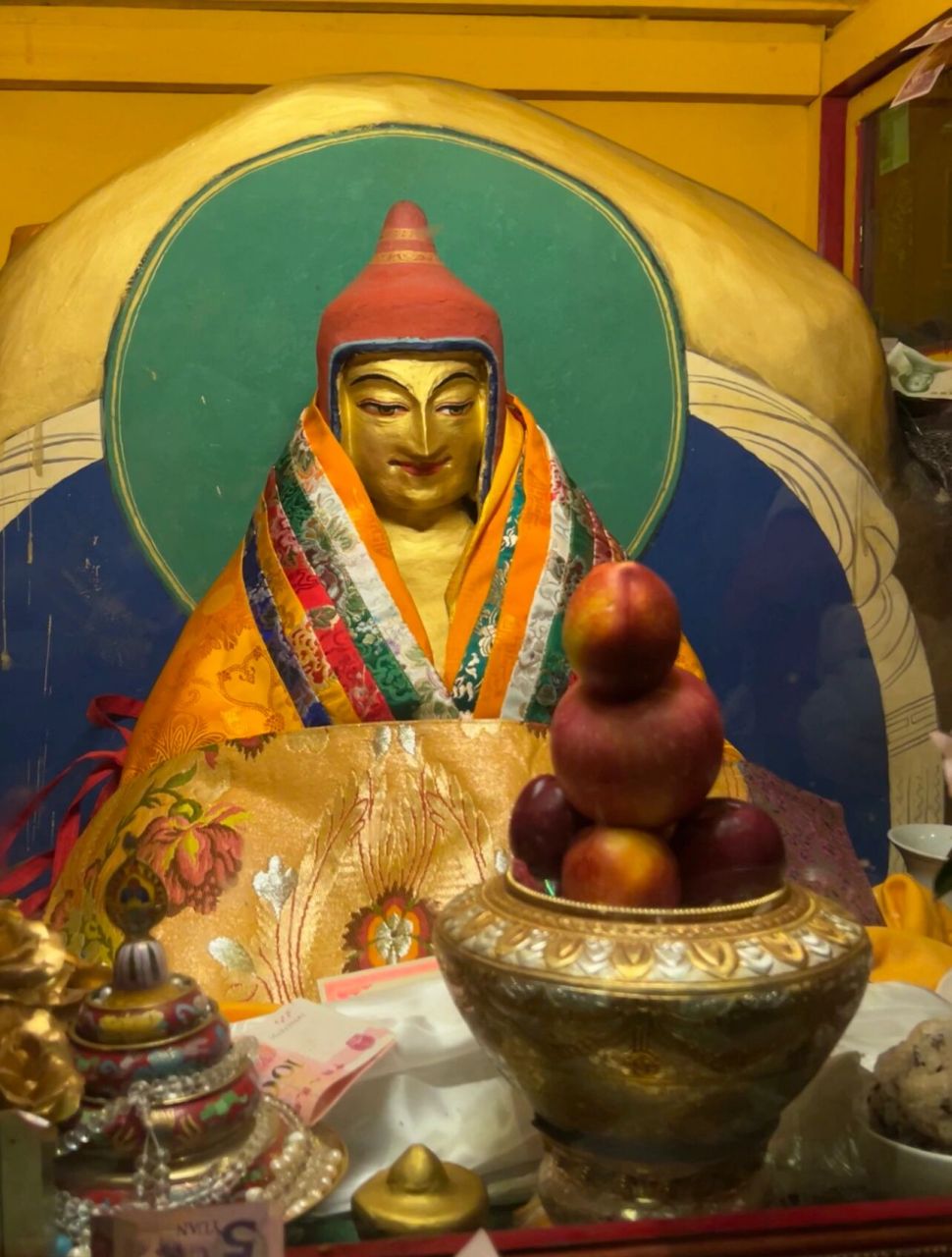 聂塘卓玛拉康镇寺之宝:能言度母,阿底峡尊者的自塑像