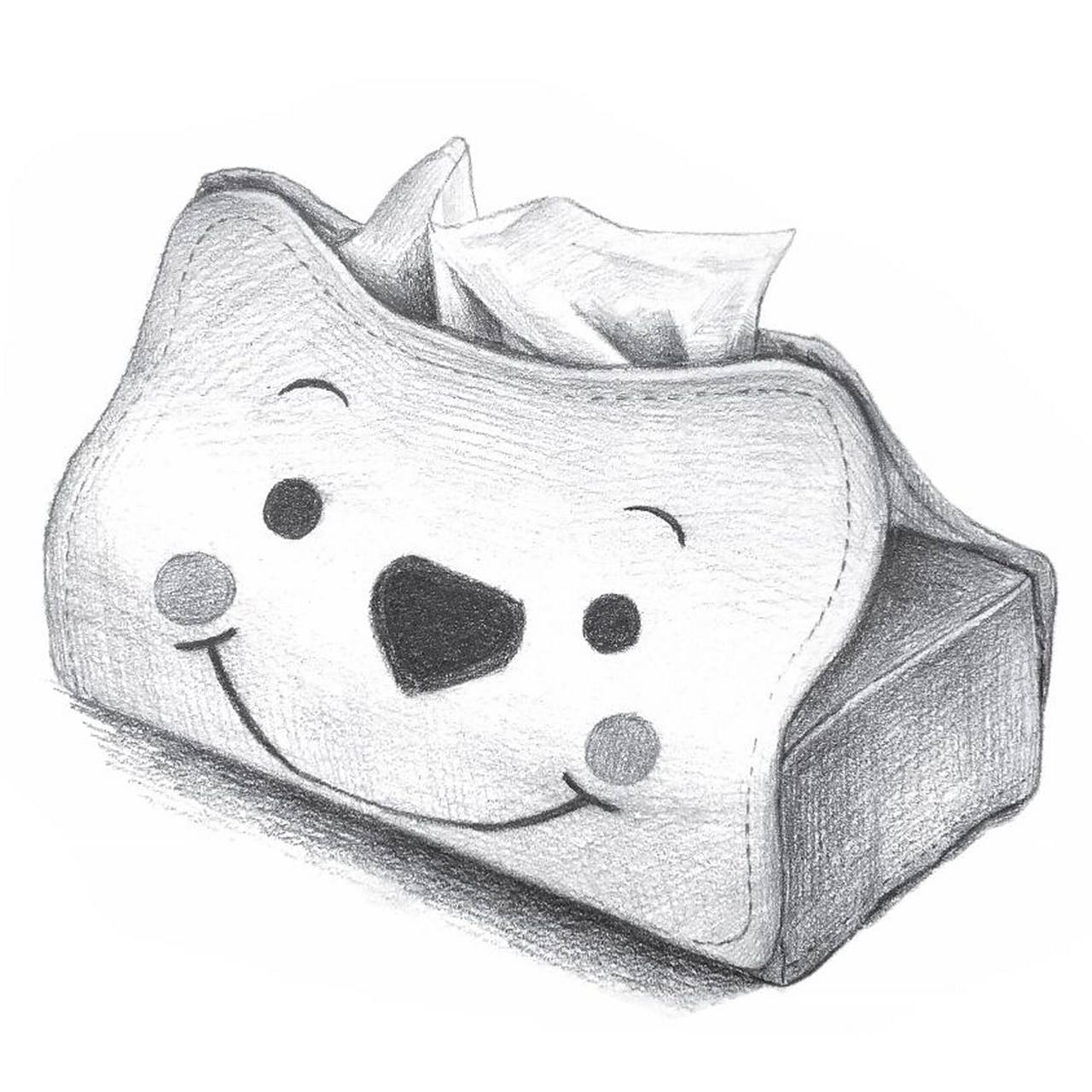 铅笔素描如此简单——抽纸盒的画法 1.