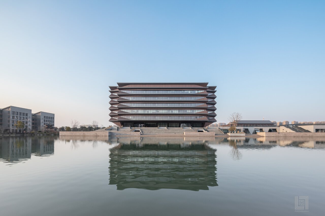 红船精神,江南韵味 项目:嘉兴大学梁林校区图书馆 设计:浙江大学