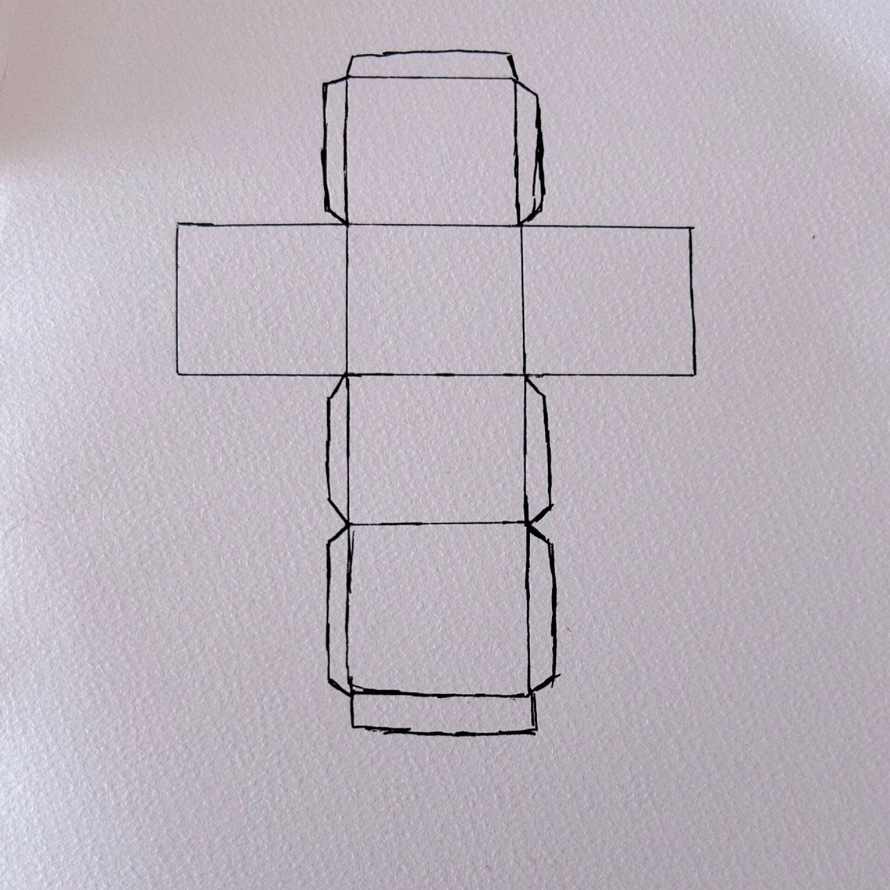 正方体制作方法立体图片