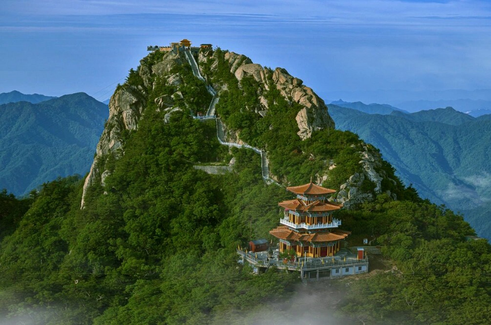 嵩县景点 中国1312个县景点——嵩县 白云山公园 天池山公园 木札岭