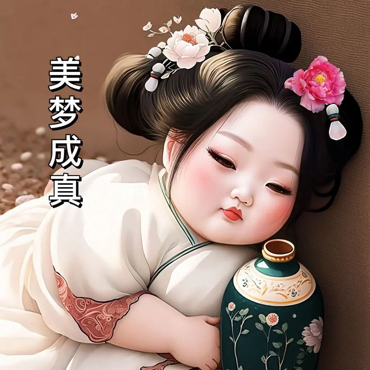 清心寡欲系列胖女孩头像