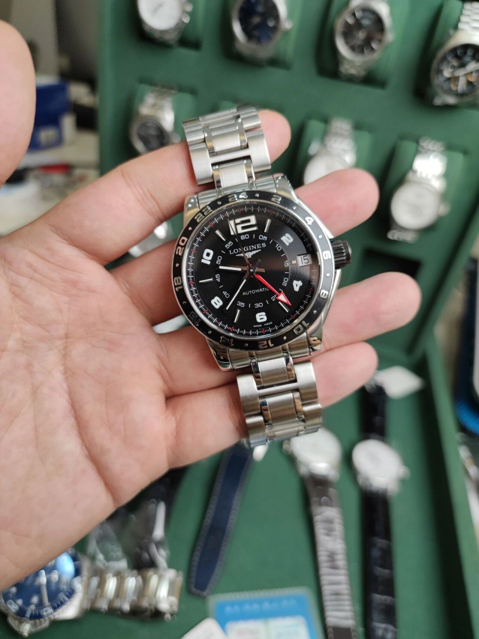 浪琴海军上将 超大表盘设计,防水性能好 官网价格22100 现极品成色单