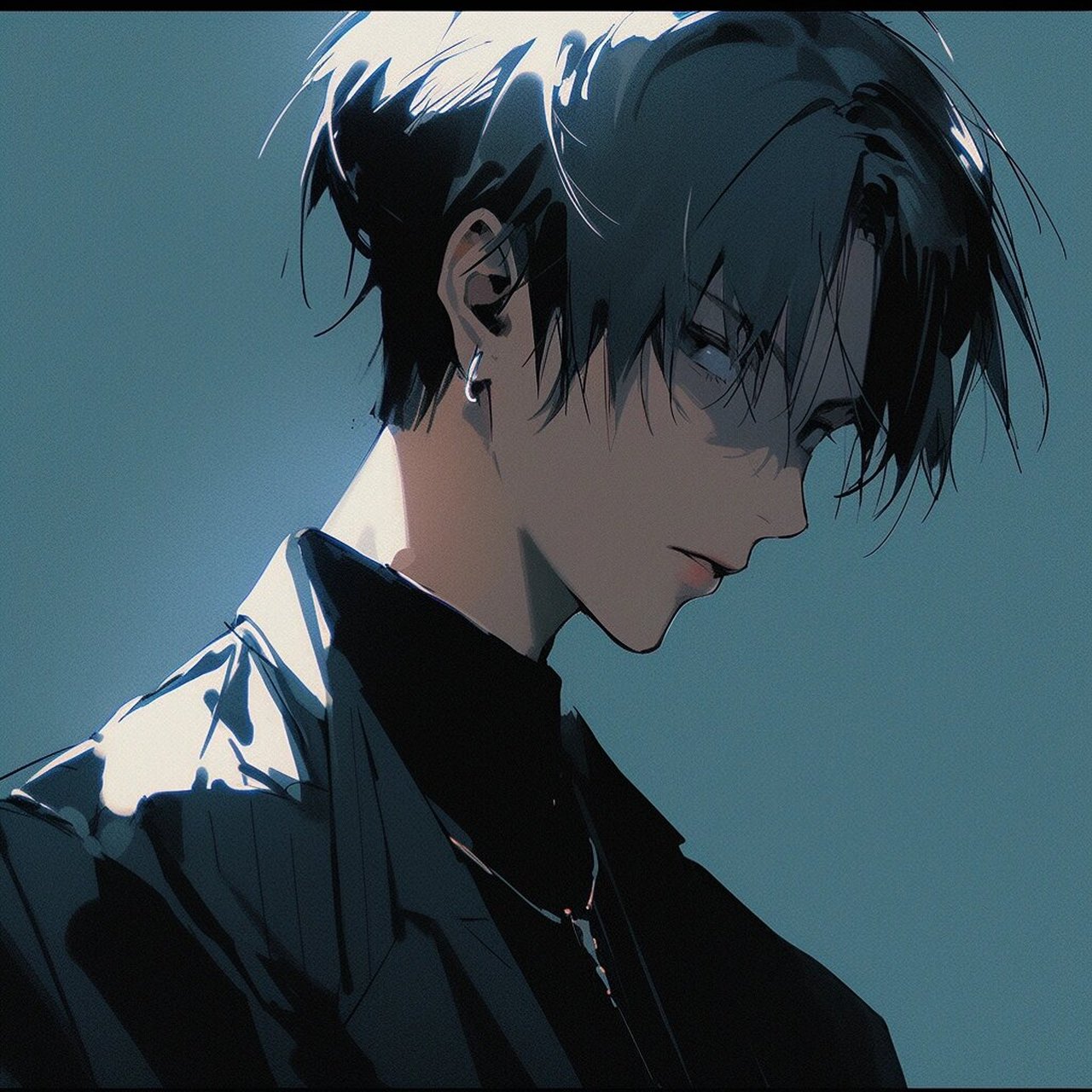 孤单感十足的动漫男生头像 #氛围感头像# #微信头像# #动漫分享