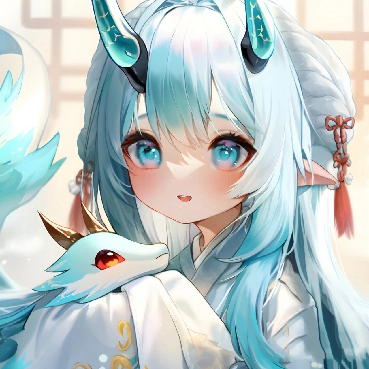 可爱的龙女头像