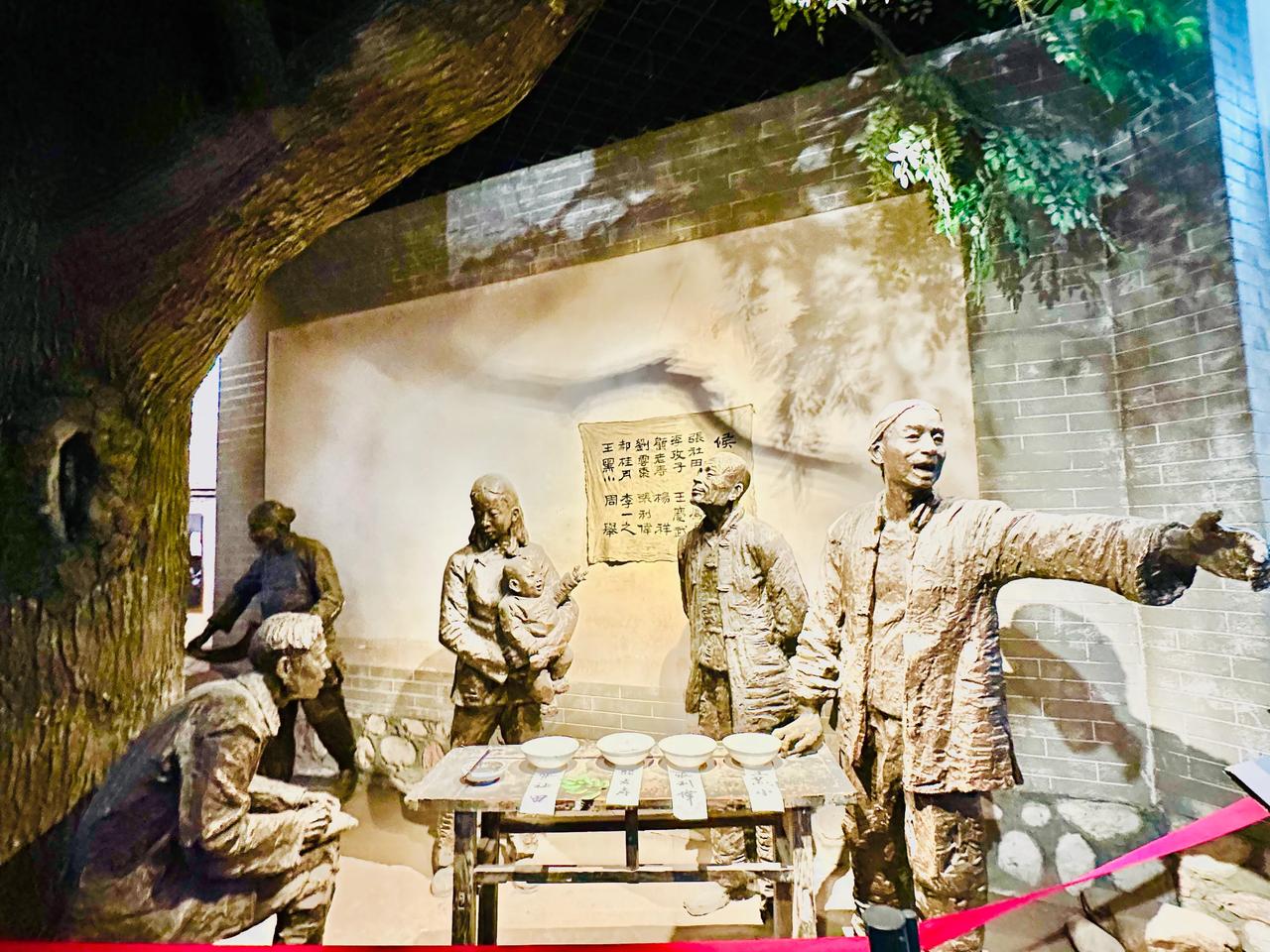 参观晋察冀博物馆,阜平老区骆驼湾村等几个红色旅游景点,感觉心灵上