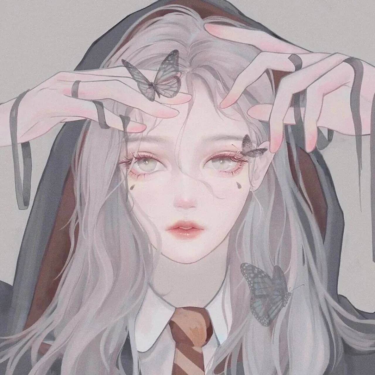 动漫头像|一期超冷艳的酷拽女头(2) 喜欢的就点个小爱心78吧 谢谢