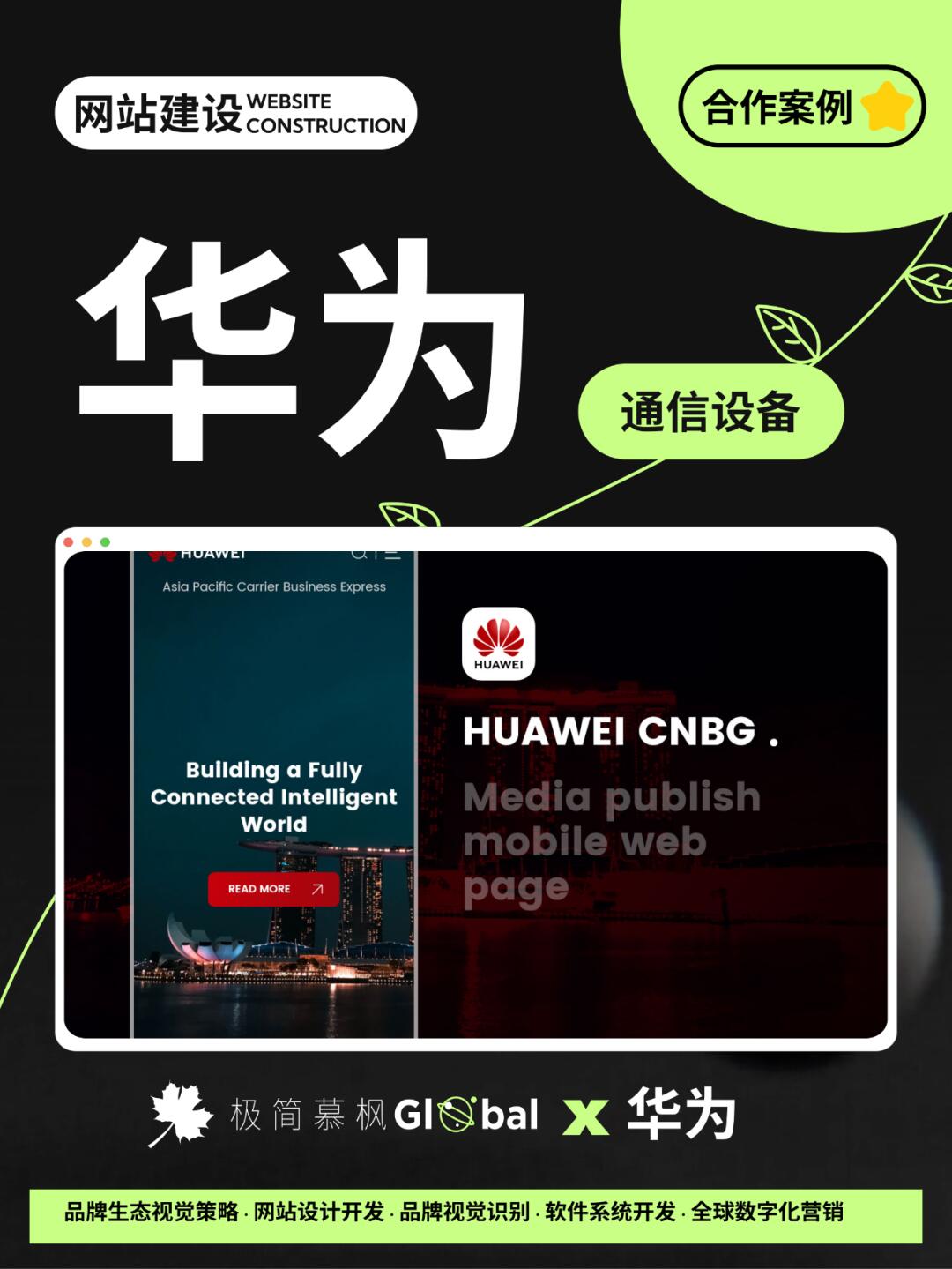 网站建设 | 合作案例 | 华为