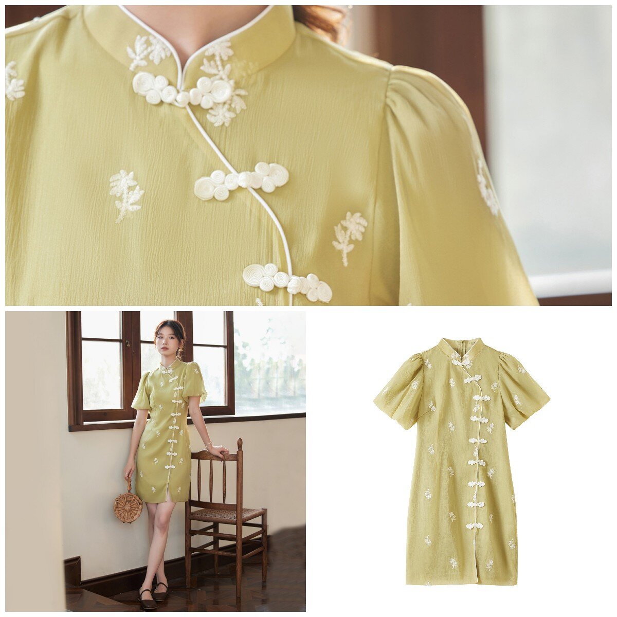 唯品会新中式旗袍清凉夏日穿搭推荐91