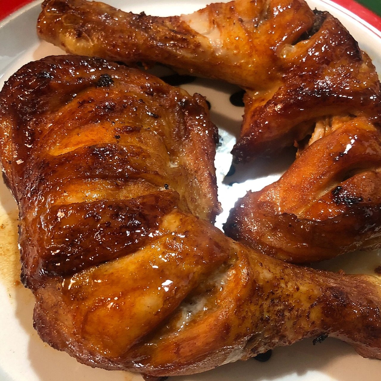 好吃不求人9495懒人烤箱版奥尔良大鸡腿 16615超市买的大鸡腿