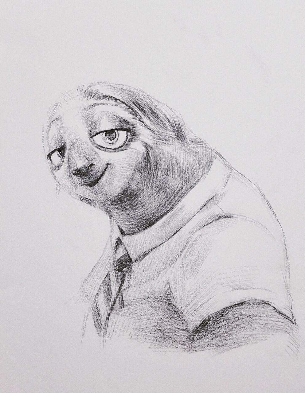 树懒闪电—素描绘画步骤 #美术