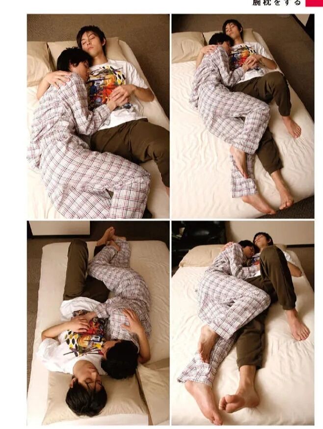 92双人睡姿参考 【绘画素材】