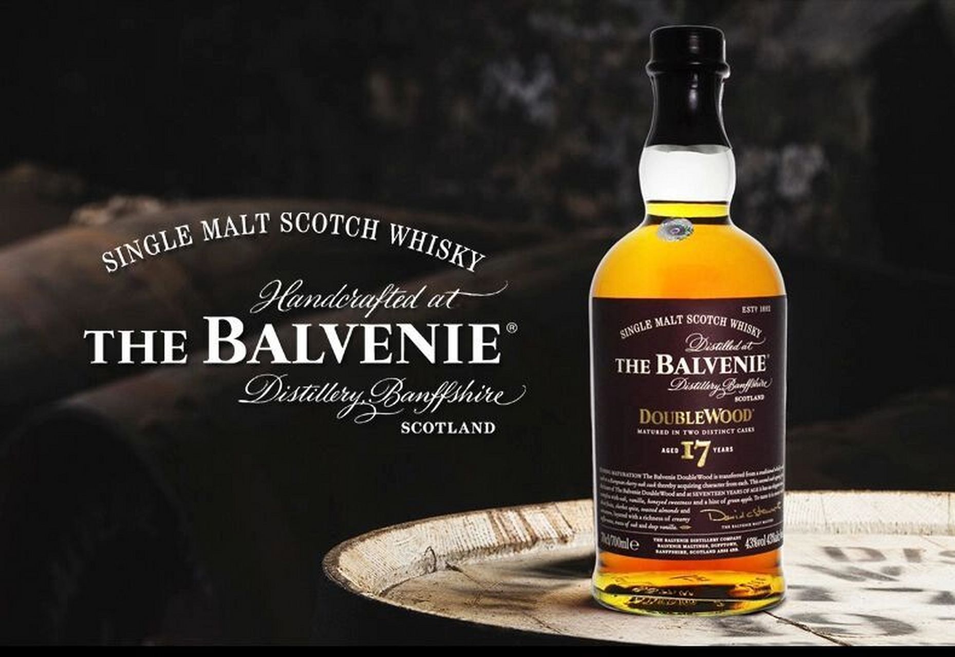 百富17年双桶单一麦芽苏格兰威士忌 the balvenie aged 17 years