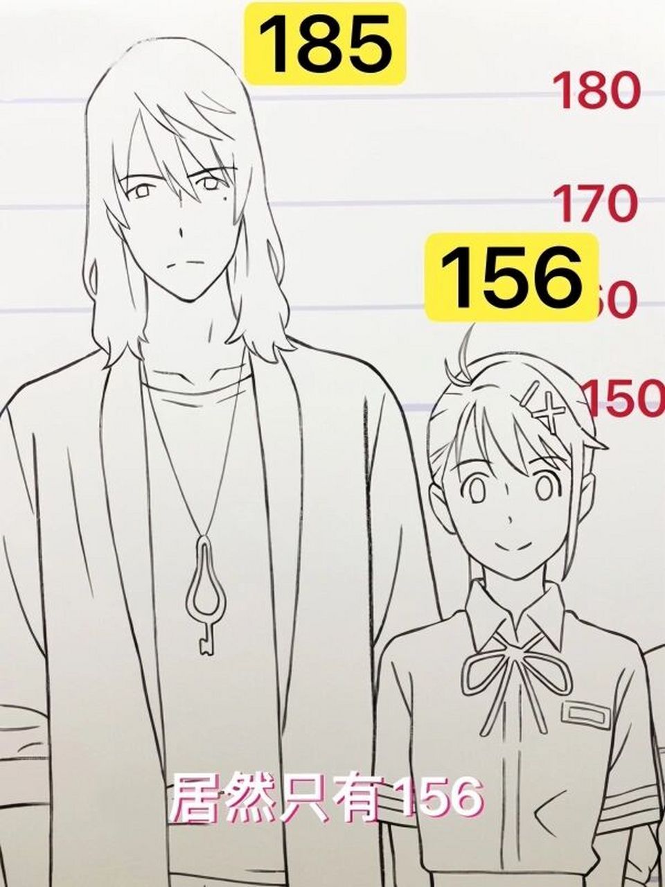 铃芽和草太的身高 同样的身高,所以我的185男朋友在哪里?