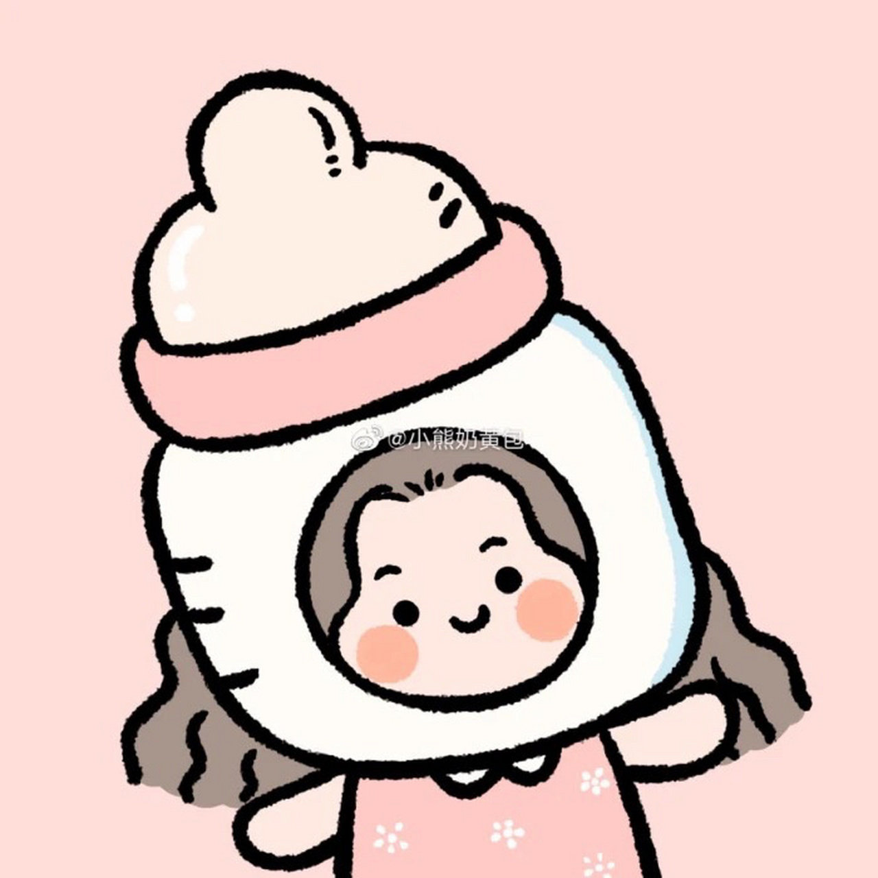 可爱卡哇伊头像 堆糖画师:小熊奶黄包