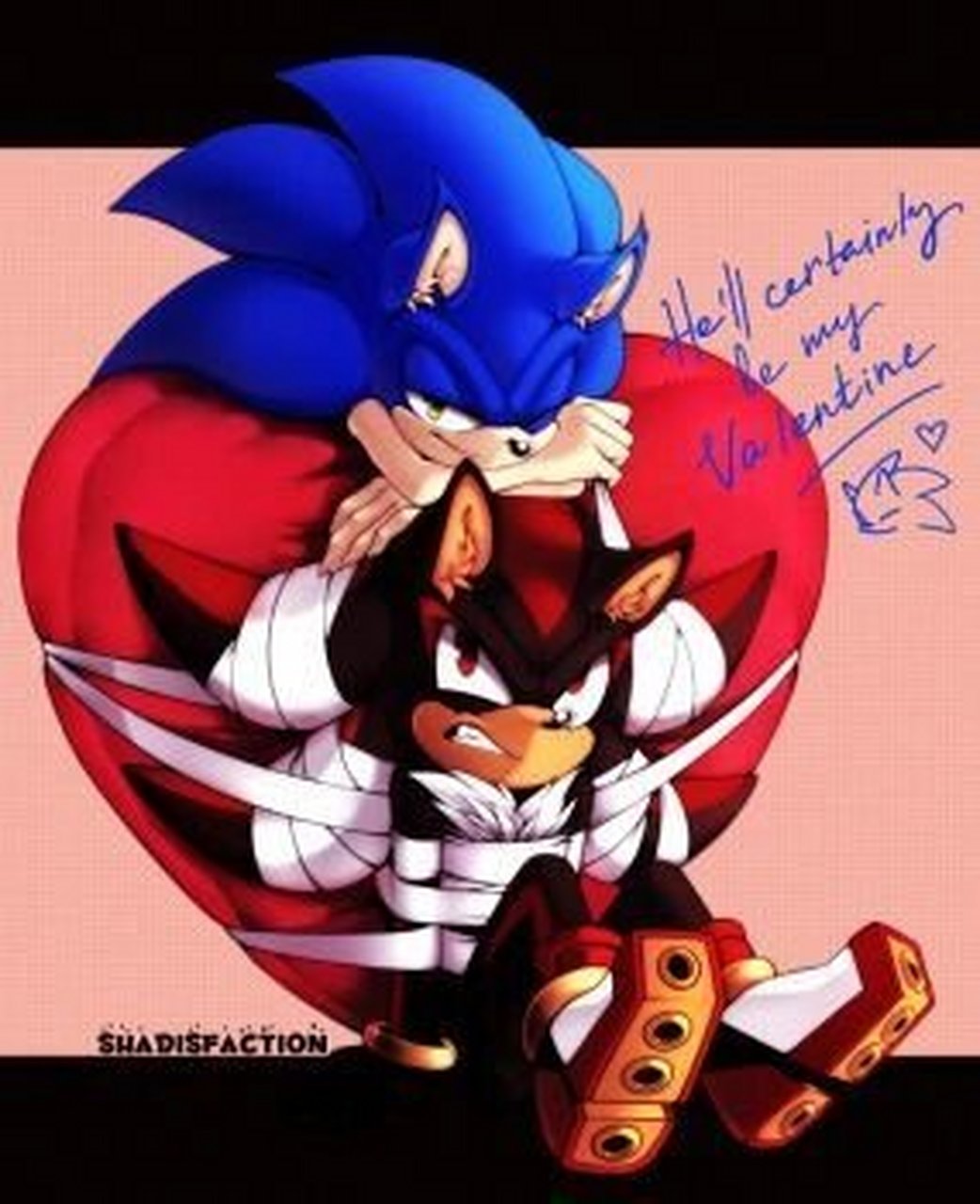 索尼克和夏特(黑青) 怎么办我最近有喜欢上蛋头博士了