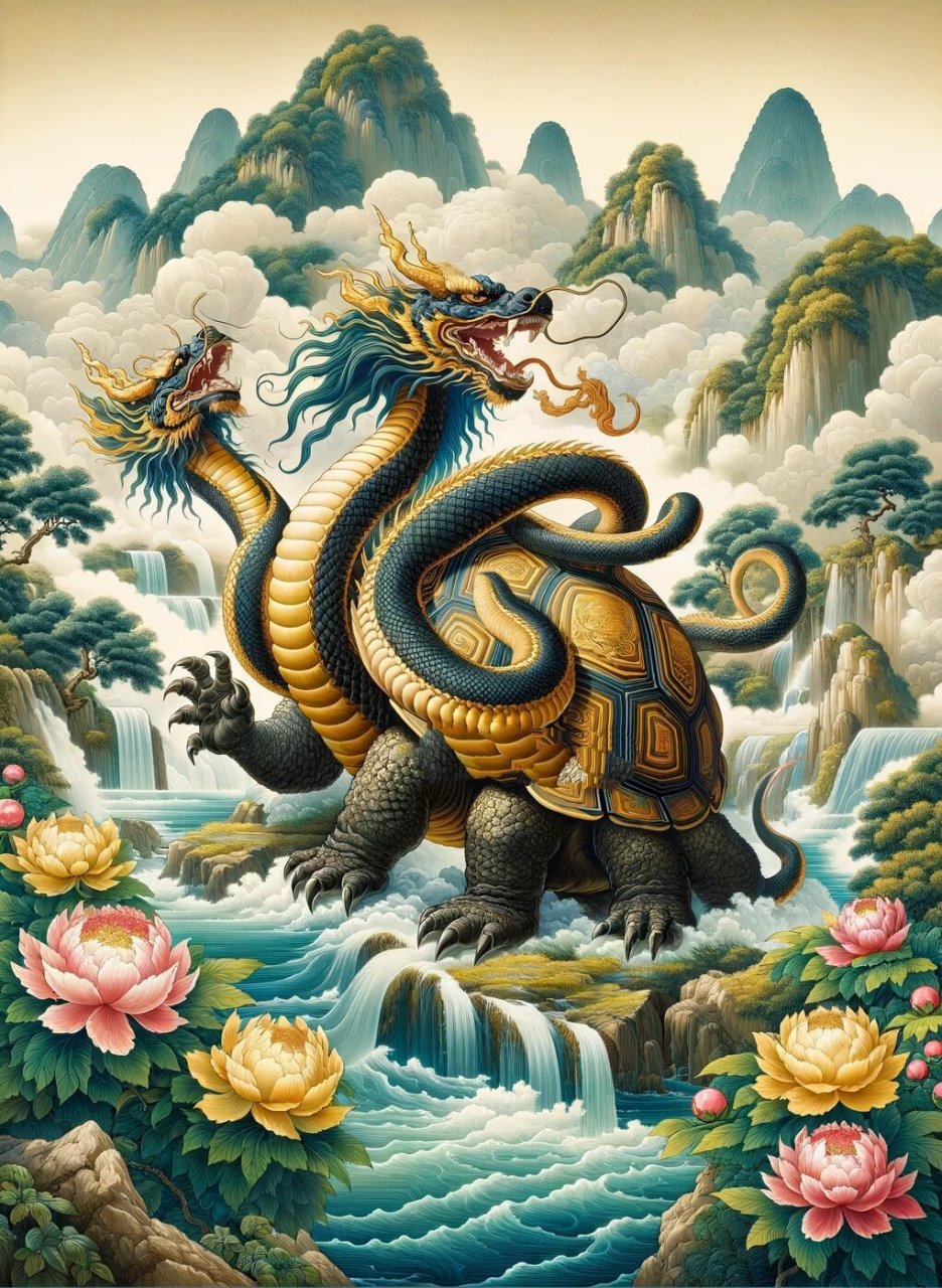探秘神秘的玄武:守护北方的神兽🐢🐍 🌟玄武是中国古代神话中的
