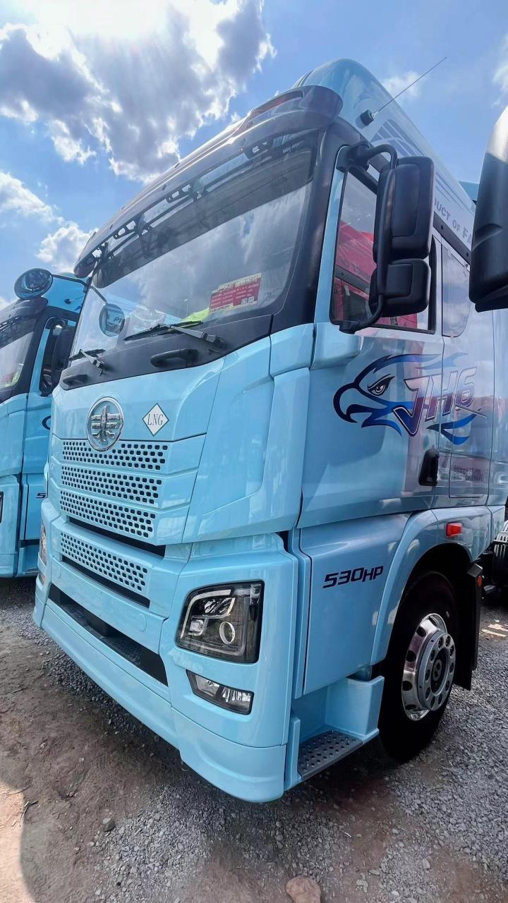 解放jh6-马尔代夫蓝530马力,搭载潍柴15升发动机,法士特液缓,1500气瓶