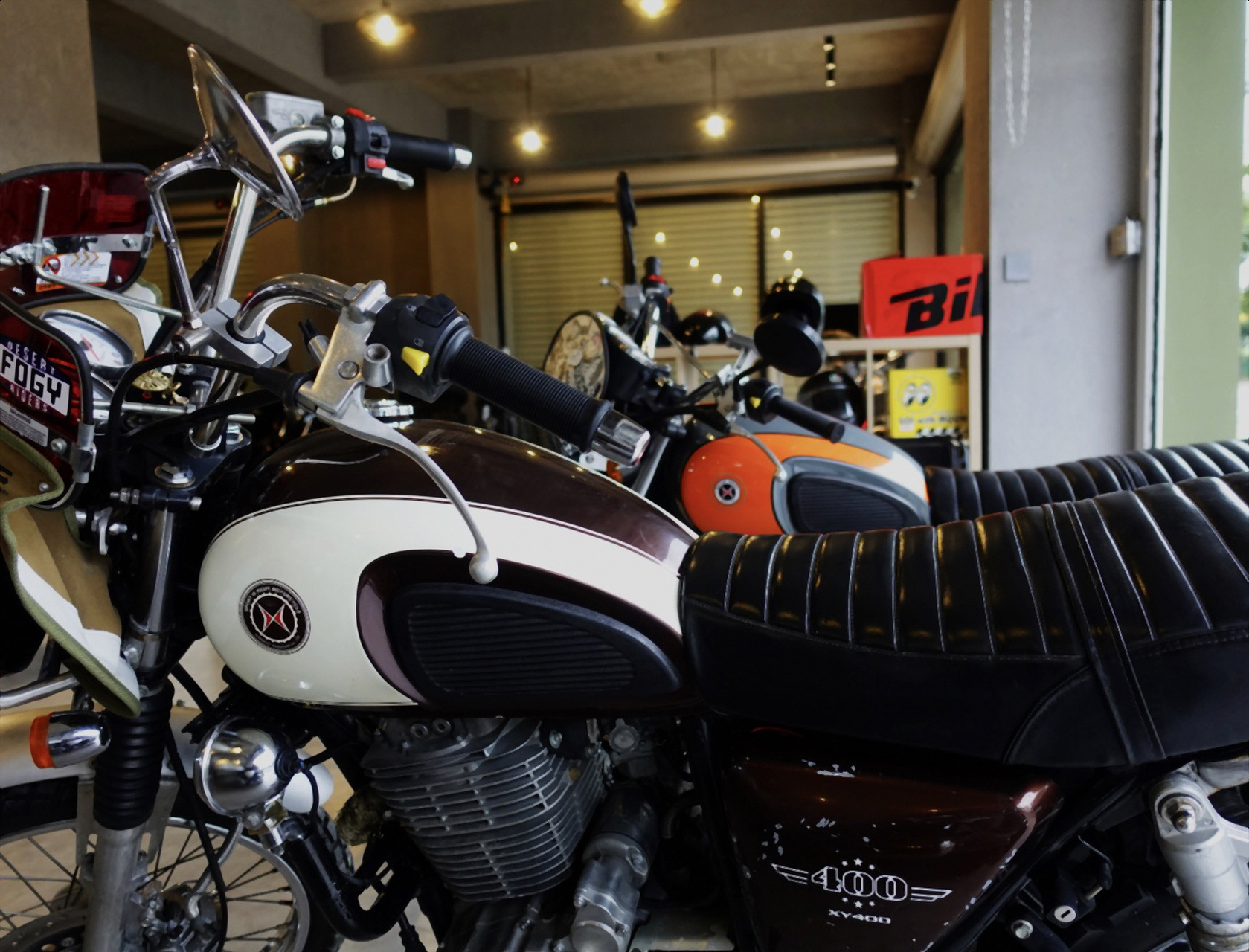 这玩意就是稀罕人 #复古摩托车#鑫源400#鑫源欧版440