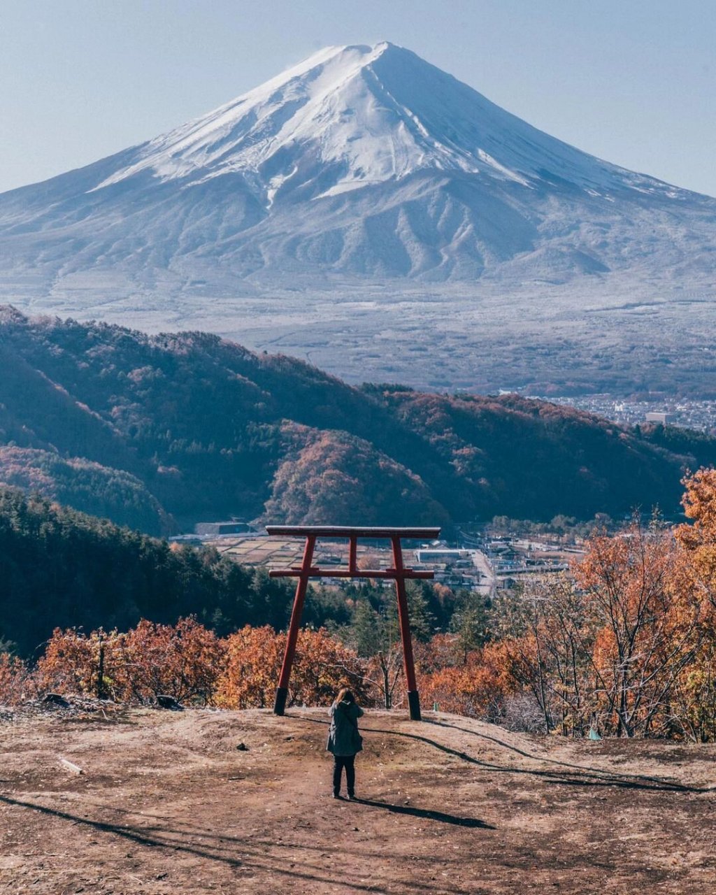 已经帮你们找到了7215那些网红富士山都在这里 11566天梯小镇