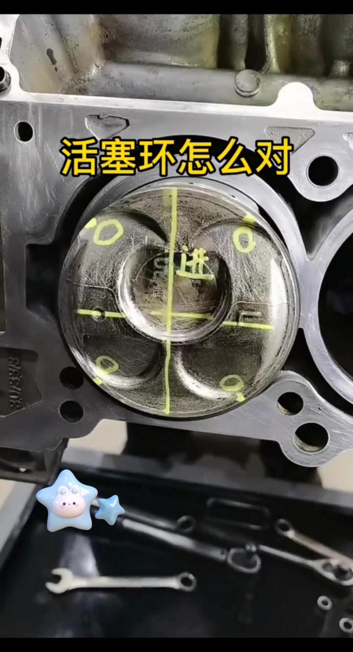 活塞环的安装方法