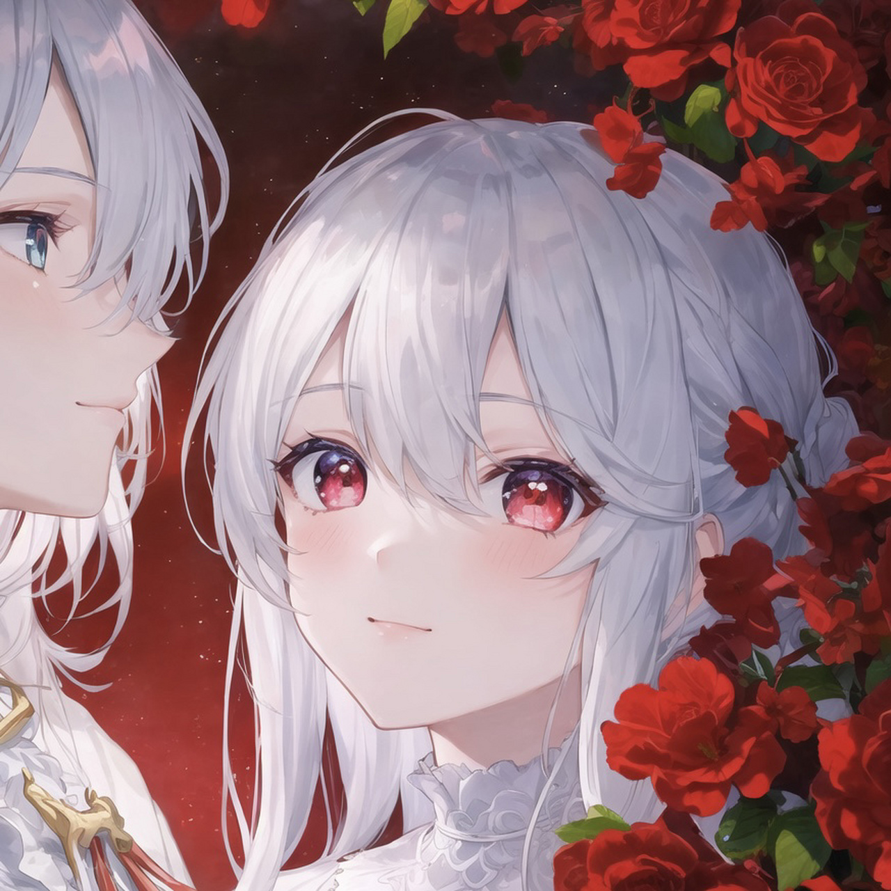 vol·47|白玫瑰与红玫瑰 情侣头像 『自用随意 9215商用二改 转载