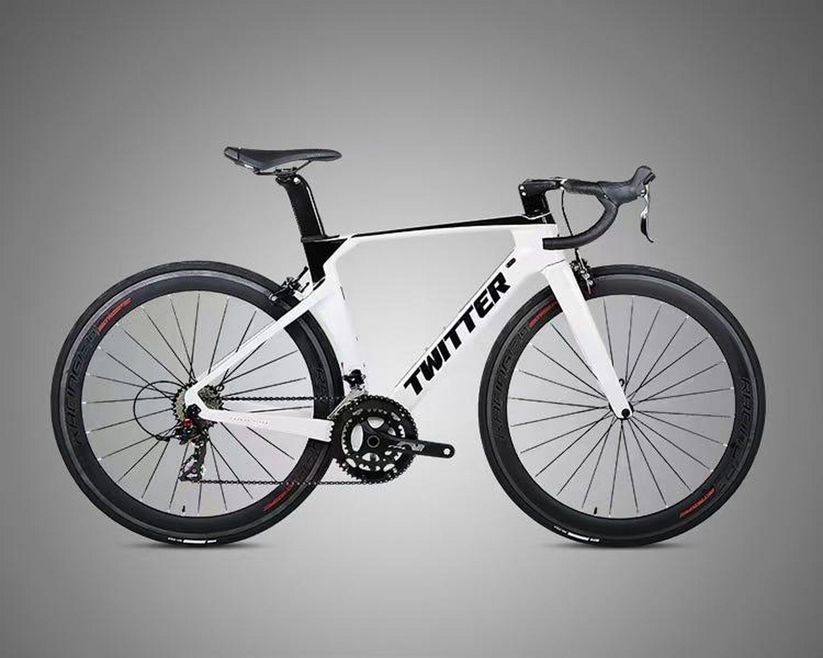 【全新正品】  twitter/骓特 r5-碟刹 全碳纤维公路车自行车sram 22