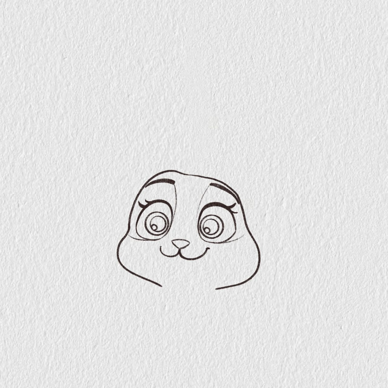 兔子警官 朱迪简笔画