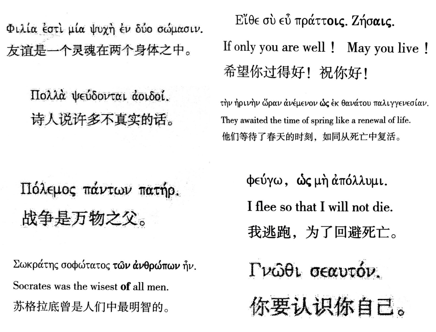 纹身手稿|古希腊语ancient greek maxim 01 可约扎的图.