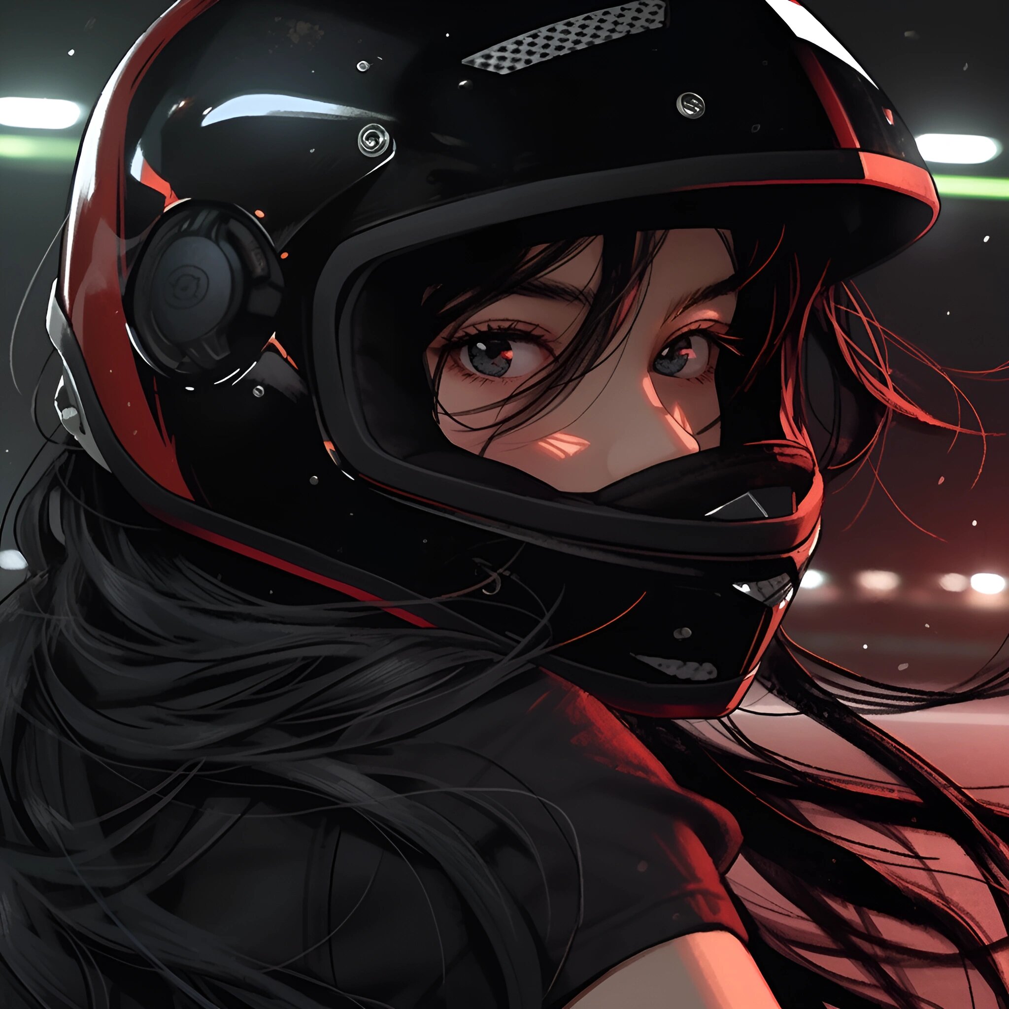 动漫女生帅气头像图片