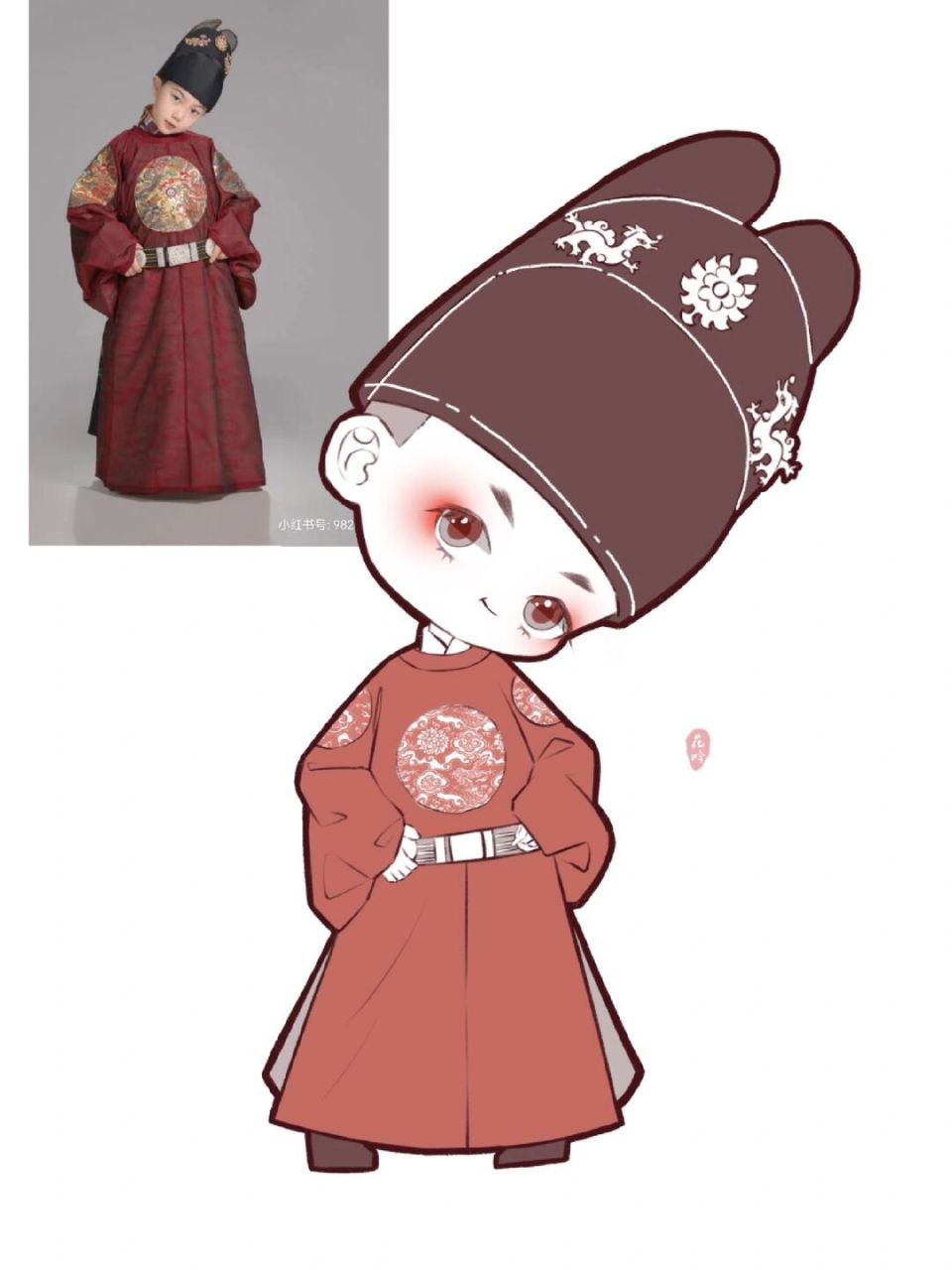 q版速写 #q版人物# #q版#古风#绘画# #速写##古风插画##可爱