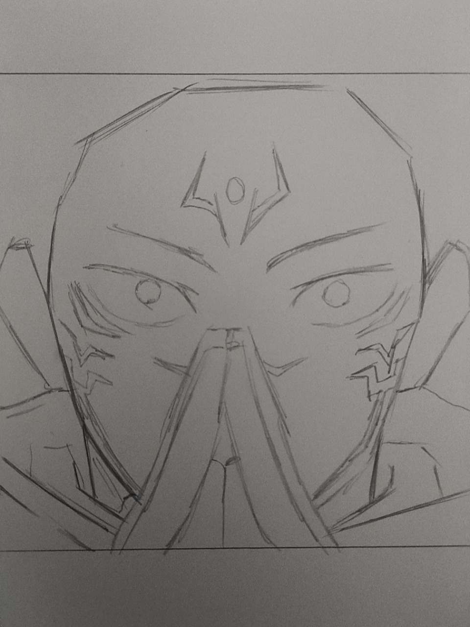 画一个宿傩 大爷真帅 #咒术回战