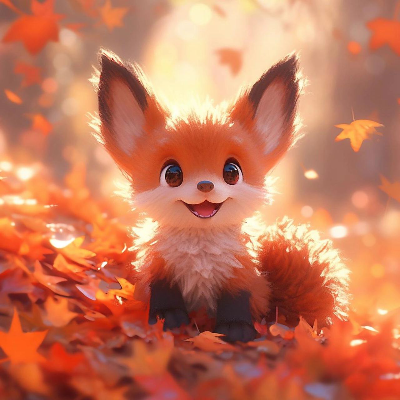 94秋日小狐狸头像丨每一张都可爱到爆炸99 93是小狐狸呀!