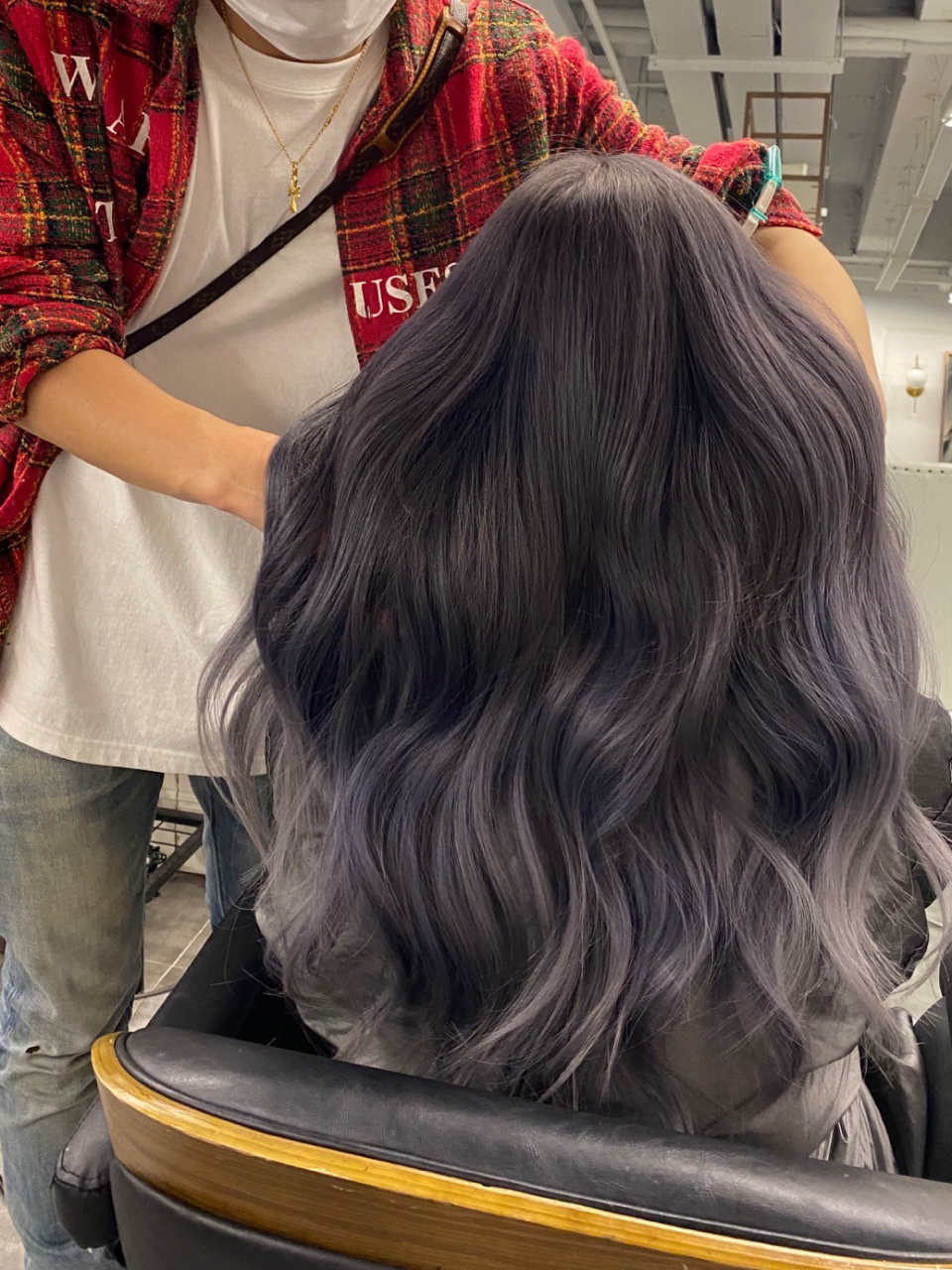 欧美渐变挑染 上海染发上海烫发上海剪发 这种欧美式渐变染发的好处就