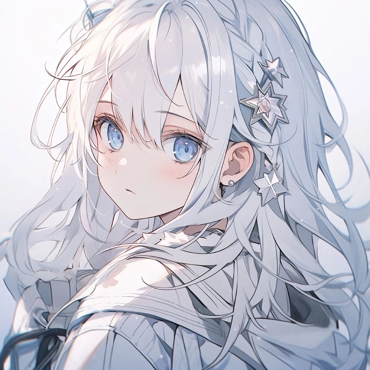 清冷白月光,动漫女生头像 #动漫女生头像# #好看的女生头像# #动漫女