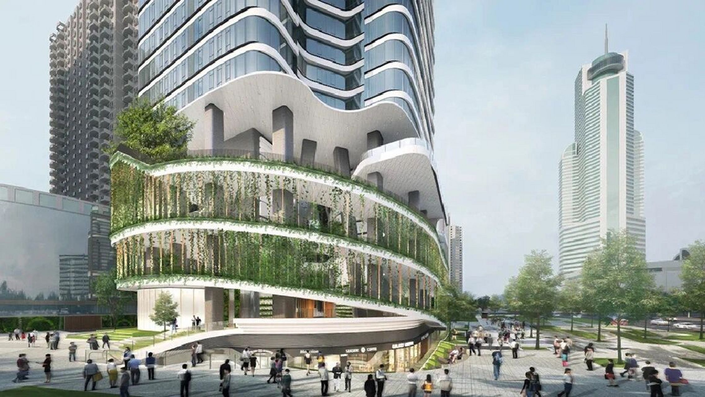 螺旋式群房——aedas 仁恒深之源(备案名仁恒世纪大厦)项目位于深圳