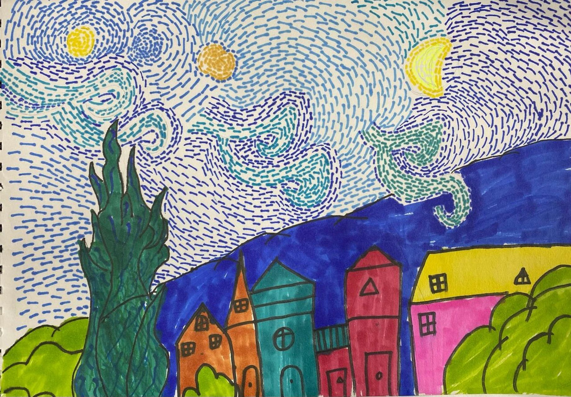 人美版四年级上册美术第三课《生活中的冷色》 《生活中的冷色》优秀