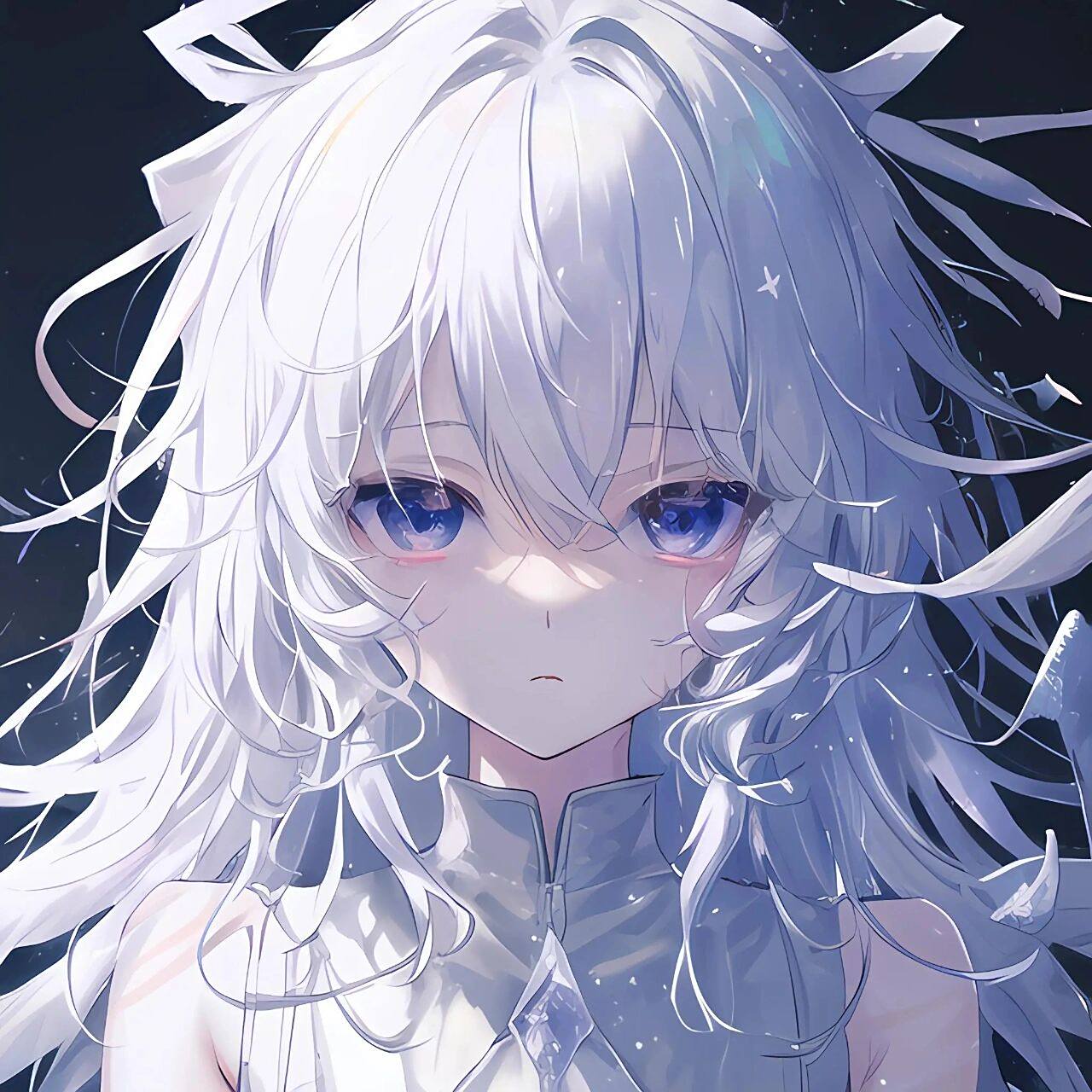 24绘 雪女头像 凌乱美 雪女头像,快取快取