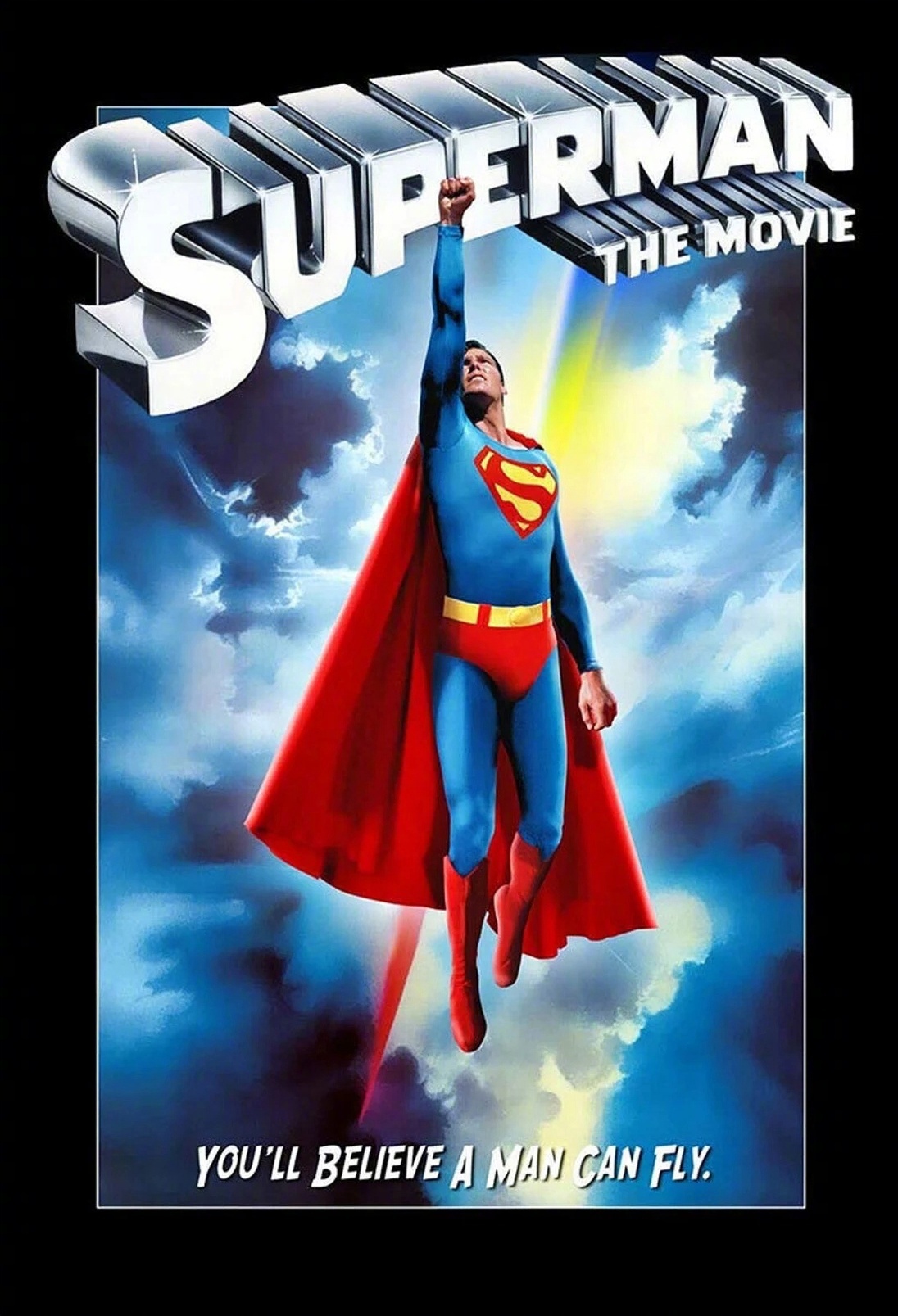 新超人电影海报# 四部《超人》电影的首张海报,大家喜欢哪张?