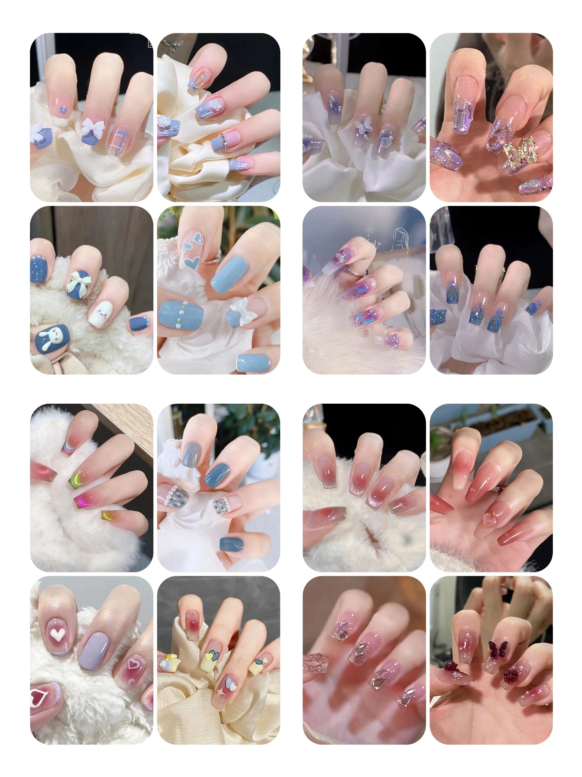 美甲穿戴甲指甲贴片新娘美甲成品新款显白in