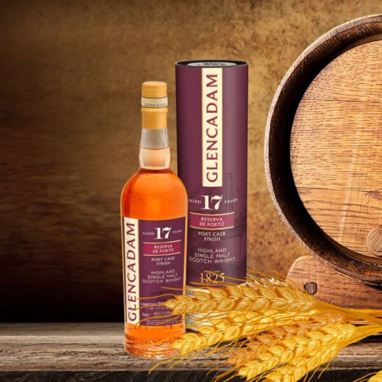 格兰卡登17年波特三桶单一麦芽威士忌 glencadam 17 year old triple