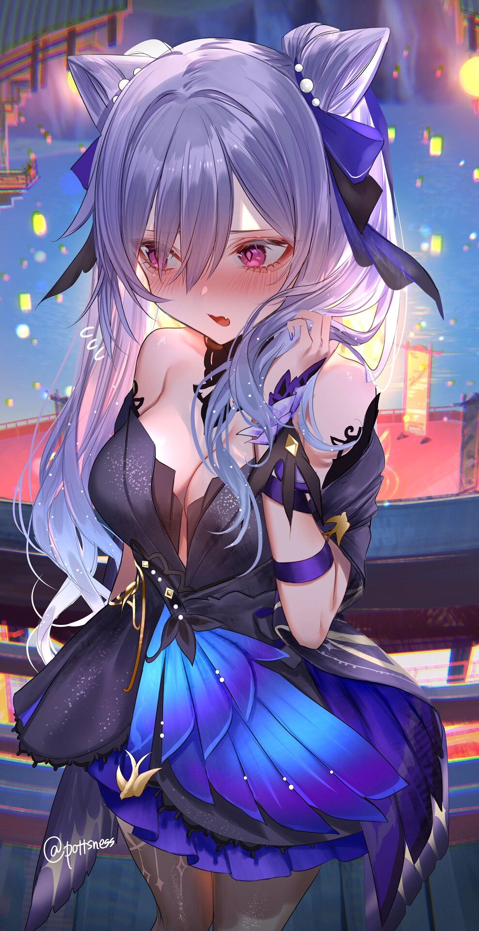 美丽的刻晴老婆又来啦 今天你玩原神了么?