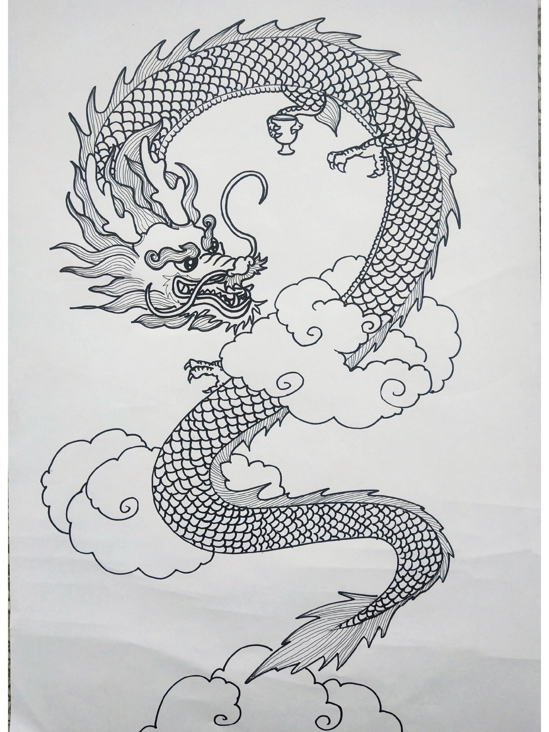 湘教版小学美术四年级,中国龙绘画,中国龙的童话,中国龙简笔画,中国龙